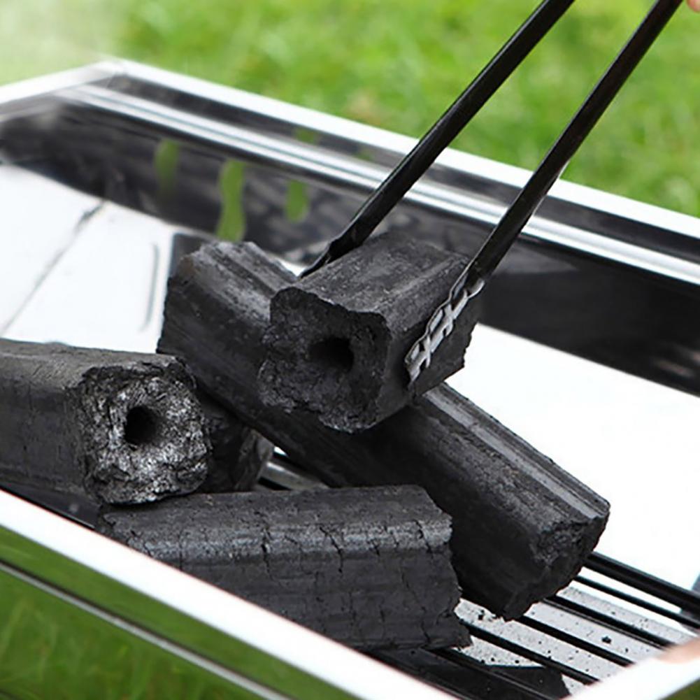 Camping Cooking Handle - 28 センチメートルバーベキュー炭トング人間工学に基づいた耐熱多目的金属ハンドルグリル食品クリップ屋外キャンプ調理ツール