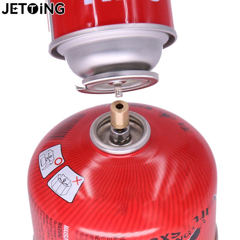Camping Cooking Jet - ブタンガス詰め替えアダプター,屋外キャンプ用ストーブ,ガスボンベ,ガスタンク,ミニインフレーションバルブ