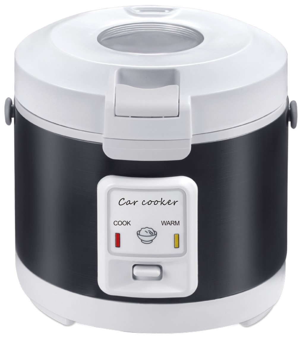 Camping No Cooking Meals - 24V炊飯器トラック用スープスチーマー加熱式ランチボックスミールヒーターウォーマー3L家庭用電化製品キャンプ用ブラック(AR-1630-101)