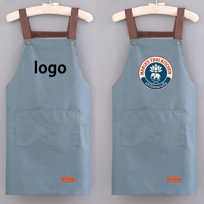 Camping Cooking Apron - キッチン防水性と耐油性エプロン、ケータリング業界の男性と女性の両方の作業服、カスタマイズ可能なロゴプリント