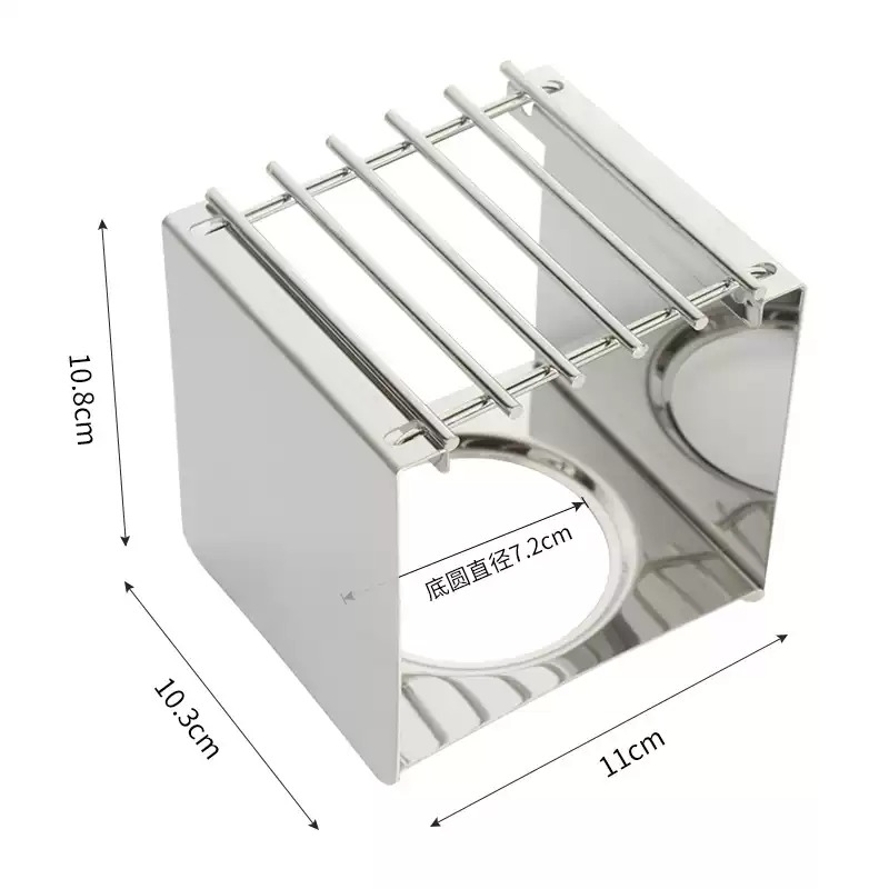 Camping Cooking Pot Stainless Steel - ステンレス製の正方形コーヒーストーブスタンド、モカポットやアウトドア登山キャンプ用調理器具の安定したポットサポート