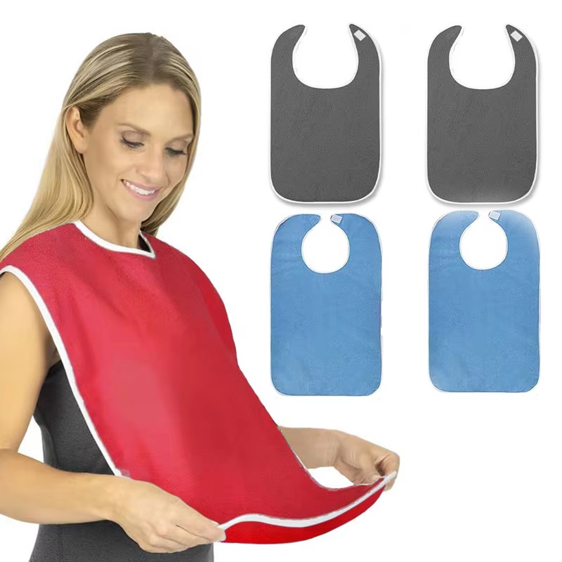 Camping Cooking Apron - 1Pc 防水大人用よだれかけエプロン汚れに強い食事用よだれかけ高齢者用大人男性女性家庭用キッチン用