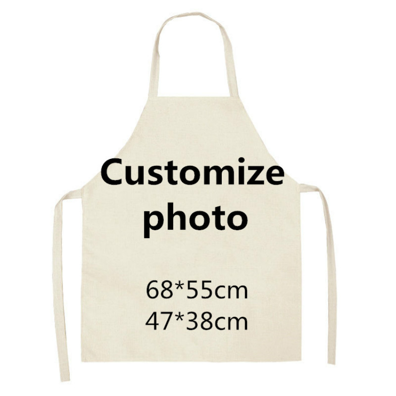 Camping Cooking Apron - カスタマイズされた写真エプロンキッチンエプロン女性のためのウエストベーキングよだれかけキッチン調理ピナフォアクリーニングツール 68*55 センチメートルタブリエランファン