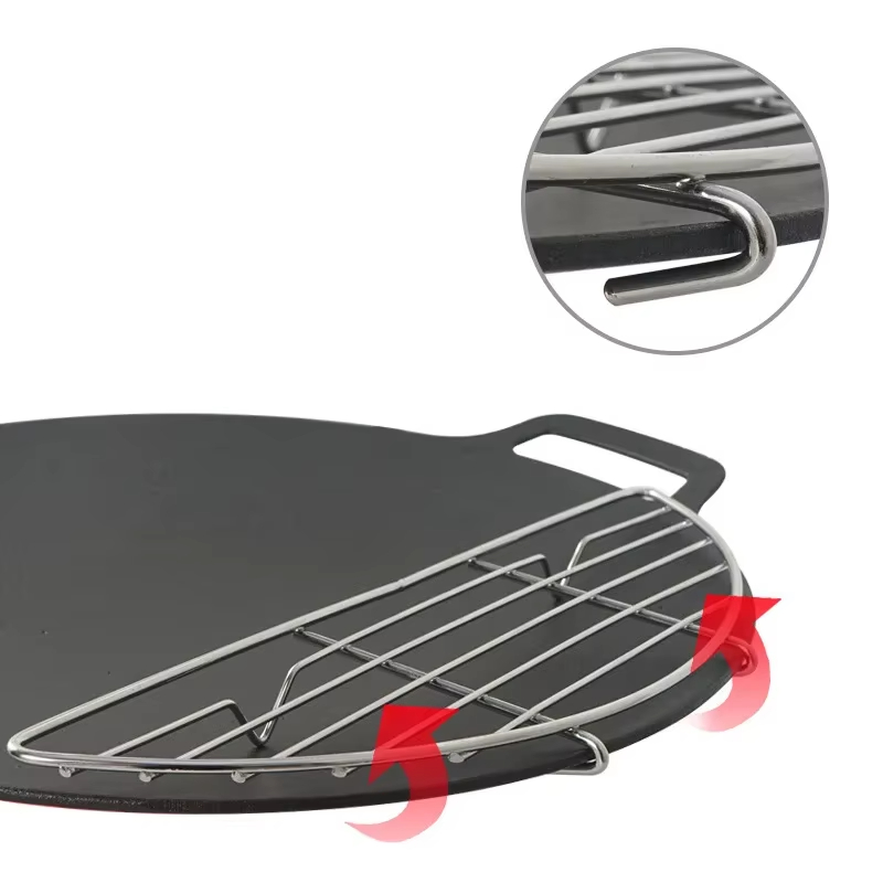 屋外バーベキューネットスチームラックステンレス鋼キャンプバー - Camping Cooking Pot Stainless Steel のレビューと価格
