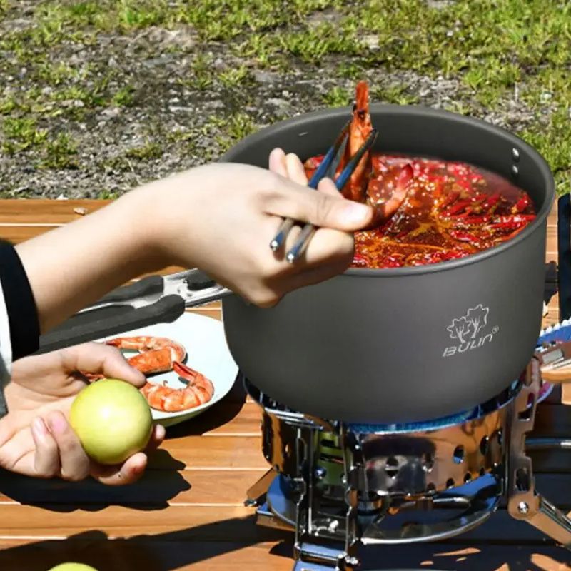 ポータブルキャンプクッキングポット、ビルトインBL200-C - Camping Cooking Kettle のレビューと価格
