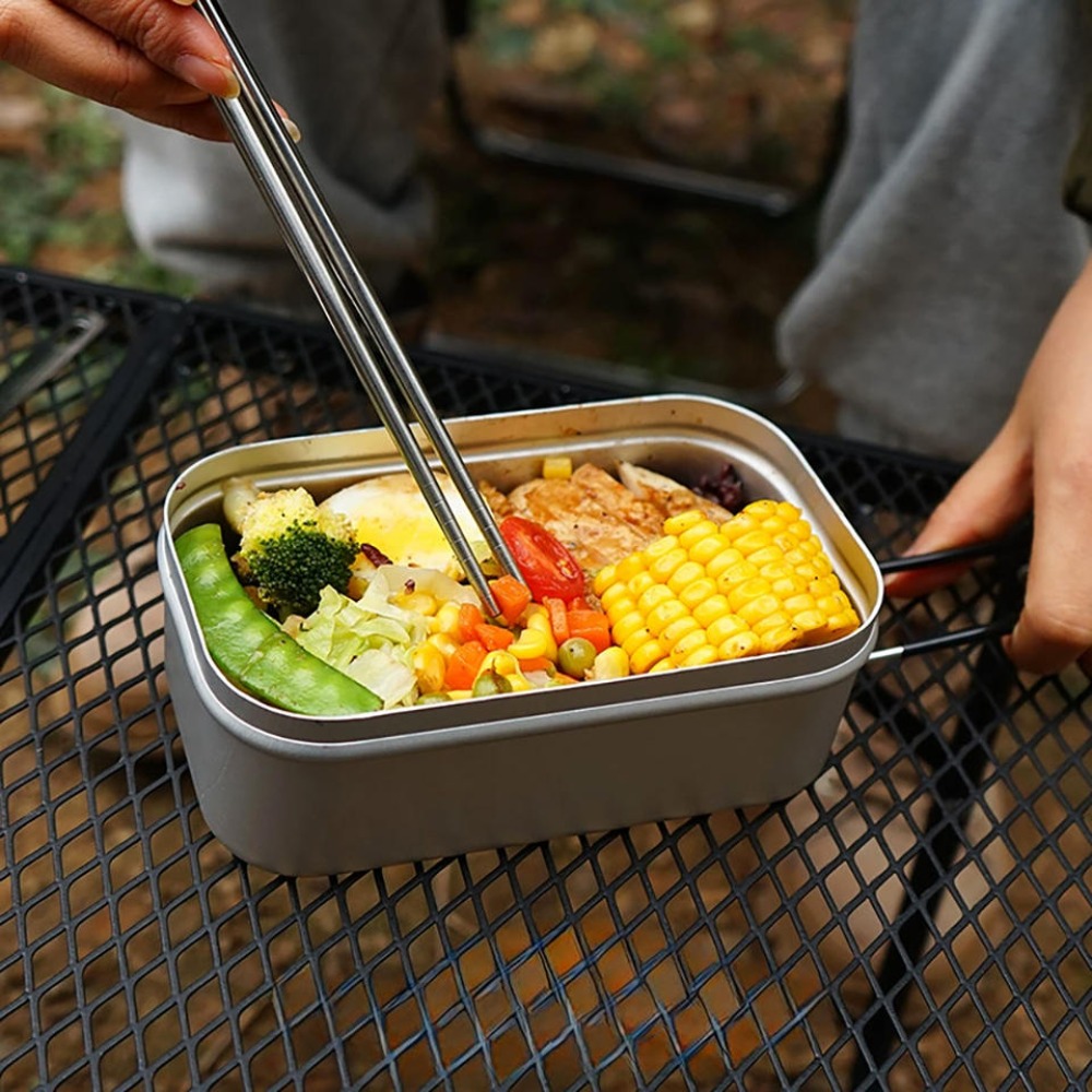 超軽量食器 キャンプ調理器具 ランチボックス 調理鍋 ピクニ - Camping Cooking Box のレビューと価格