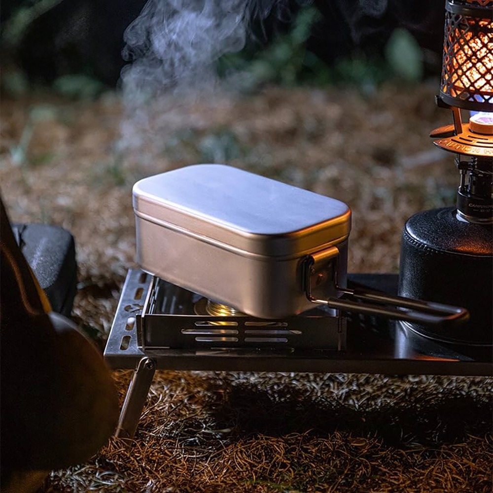 超軽量食器 キャンプ調理器具 ランチボックス 調理鍋 ピクニ - Camping Cooking Box のレビューと価格