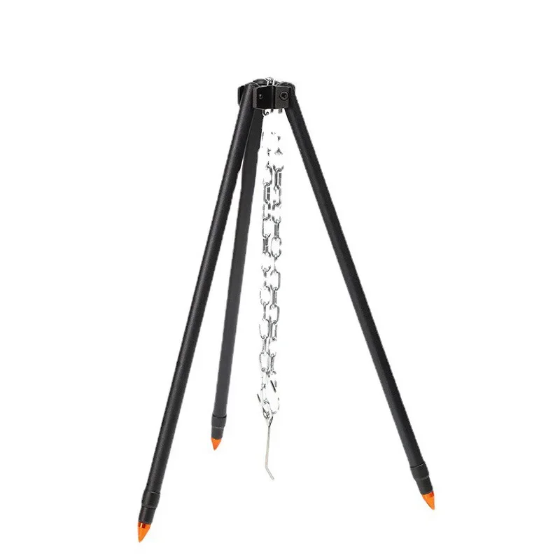 屋外調理用三脚、キャンプ、ピクニック、キャンプファイヤー、ク - Camping Cooking Pot Tripod のレビューと価格