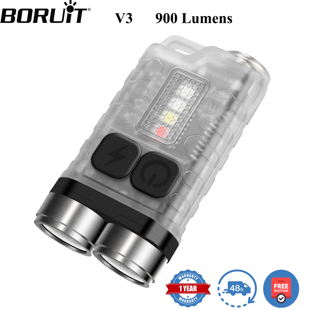 BORUiT V3 LED キーホルダー ポータブル 900 - Camping Cooking Fish のレビューと価格
