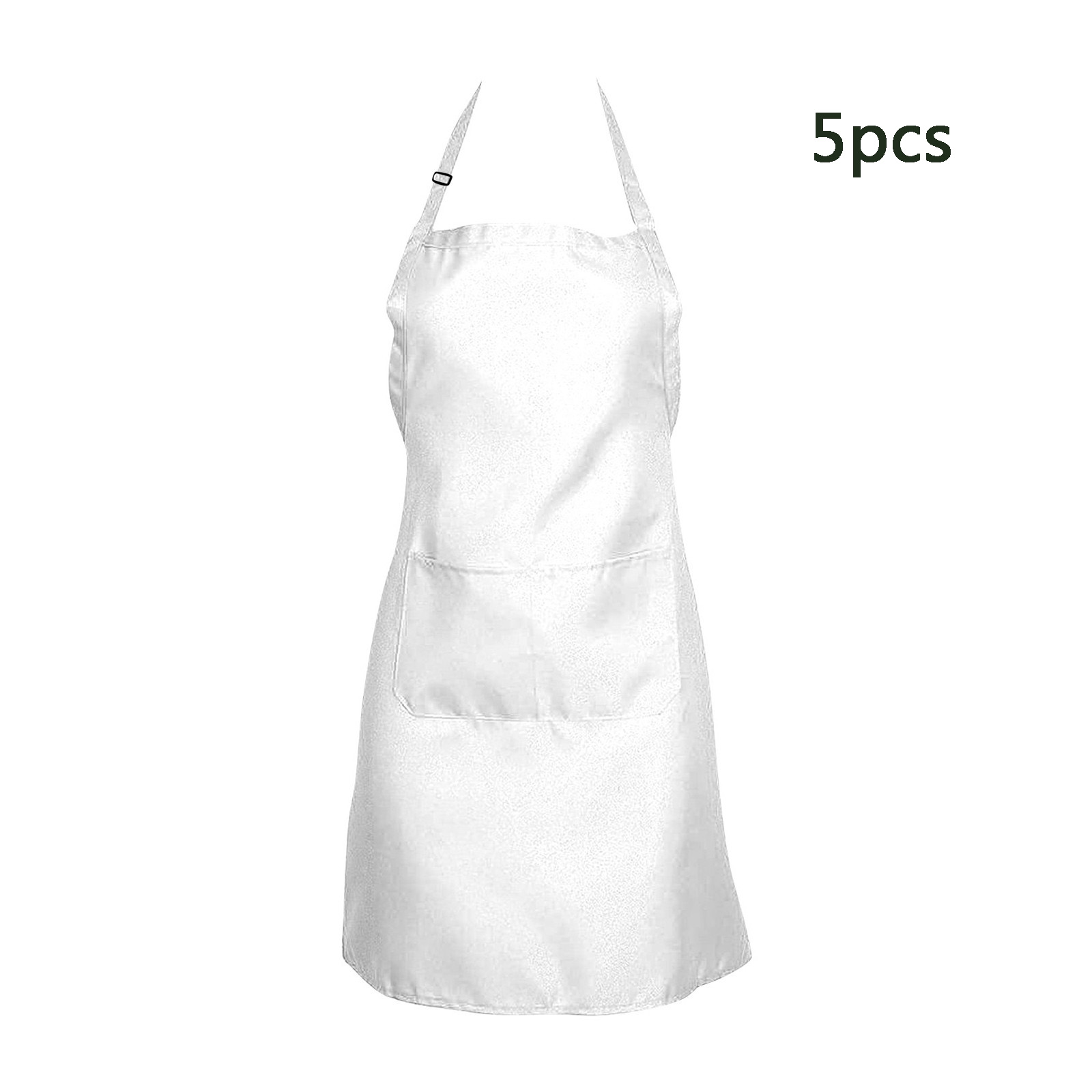 1/3 個白キッチンエプロン女性男性シェフ作業エプロングリル - Camping Cooking Apron のレビューと価格