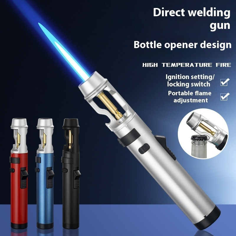 金属製防風ジェットフレームライター、ロックスイッチ付き調整可 - Camping Cooking Jet のレビューと価格
