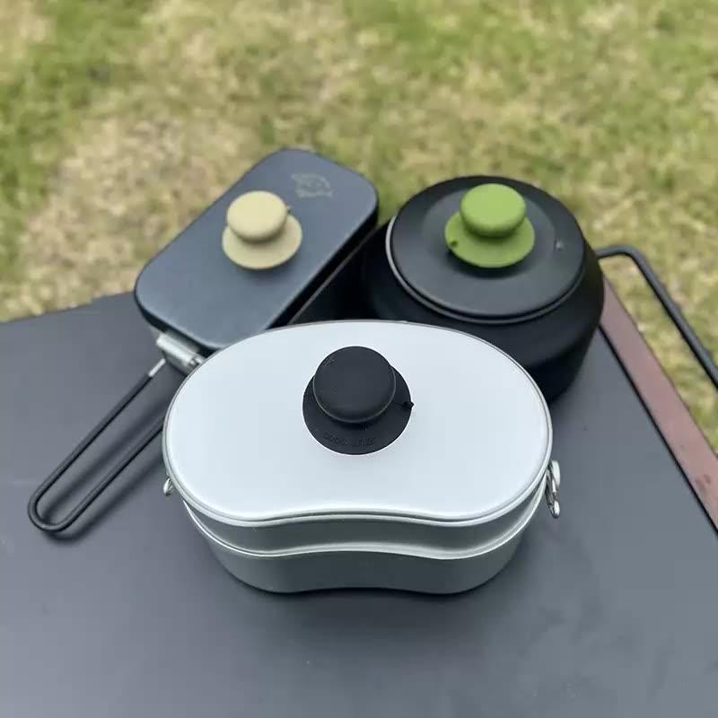 1PC シリコーン鍋蓋ノブ 4.9 センチメートル交換用吸盤 - Camping Cooking Pot With Lid のレビューと価格