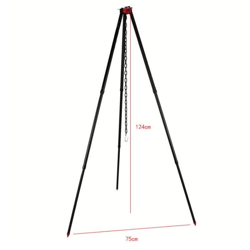 屋外大型焚き火三脚ポータブルキャンプピクニックキャンプファイ - Camping Cooking Pot Tripod のレビューと価格