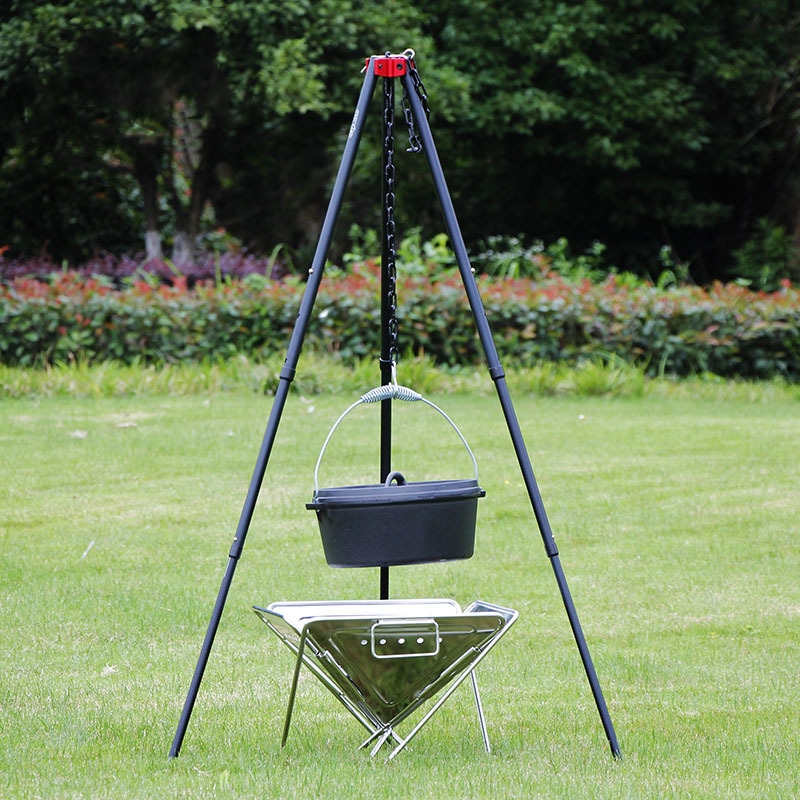 屋外大型焚き火三脚ポータブルキャンプピクニックキャンプファイ - Camping Cooking Pot Tripod のレビューと価格