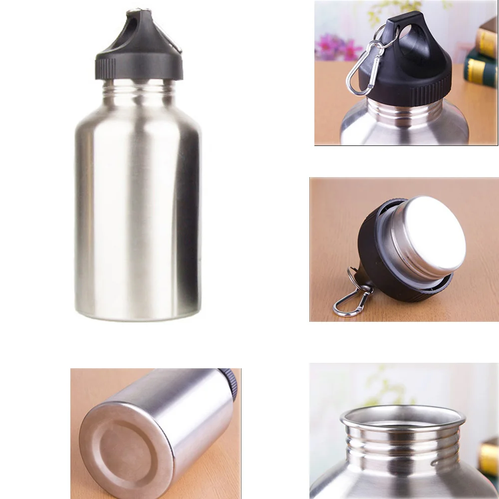 キャンプやハイキング用のスポーツウォーターボトルのセット,幅 - Camping Cooking Pot Stainless Steel のレビューと価格