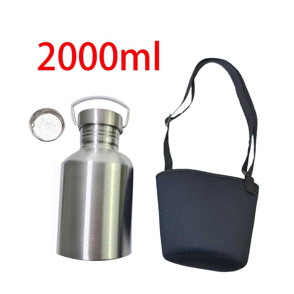 キャンプやハイキング用のスポーツウォーターボトルのセット,幅 - Camping Cooking Pot Stainless Steel のレビューと価格