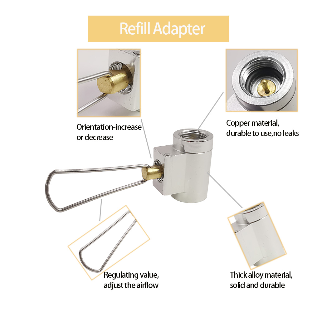 1Pc キャンプストーブアダプターコンバータブタンキャニスタ - Campfire Cooking のレビューと価格