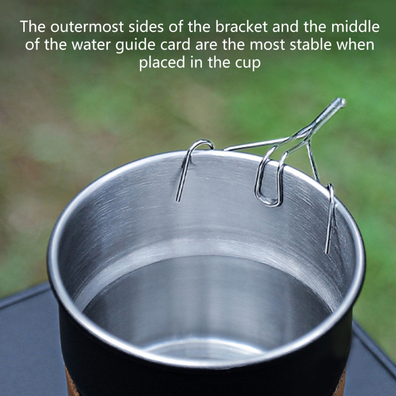 スチールコーヒースパウトコントロール継手はポータブルコーヒー - Camping Cooking Pot Stainless Steel のレビューと価格