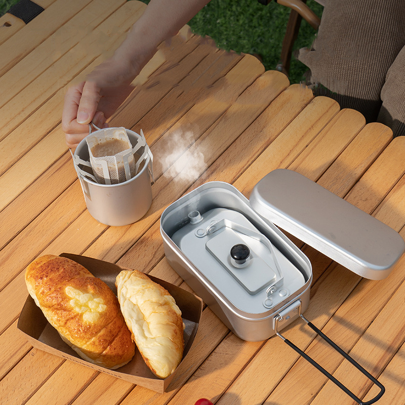 超軽量ポータブルピクニックケトル、キャンプティーポット、コー - Camping Cooking Pot Stainless Steel のレビューと価格