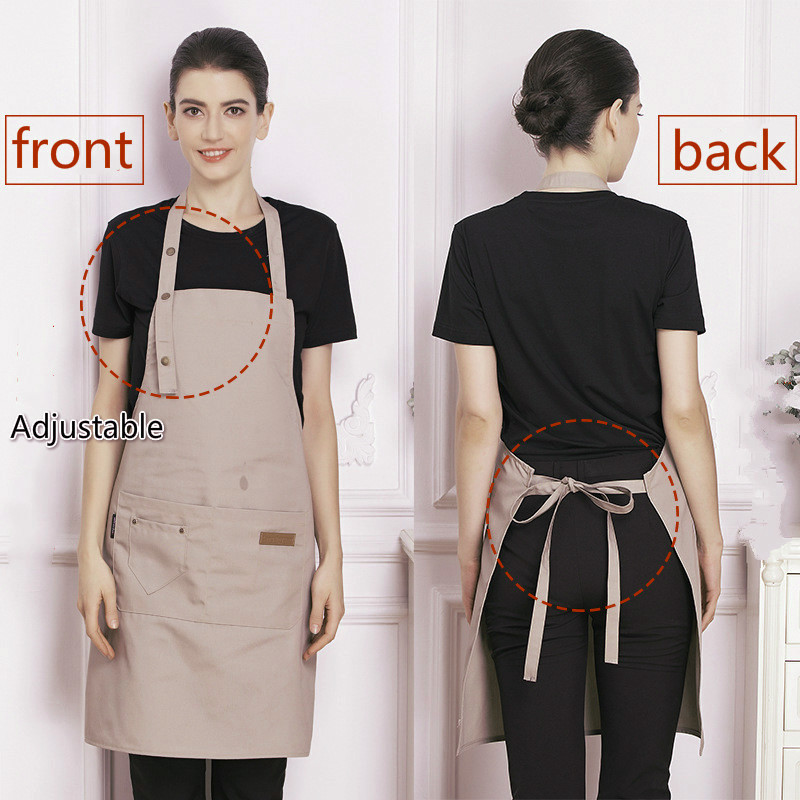 カスタムブランドロゴ入りキッチンエプロン 女性男性シェフ作業 - Camping Cooking Apron のレビューと価格