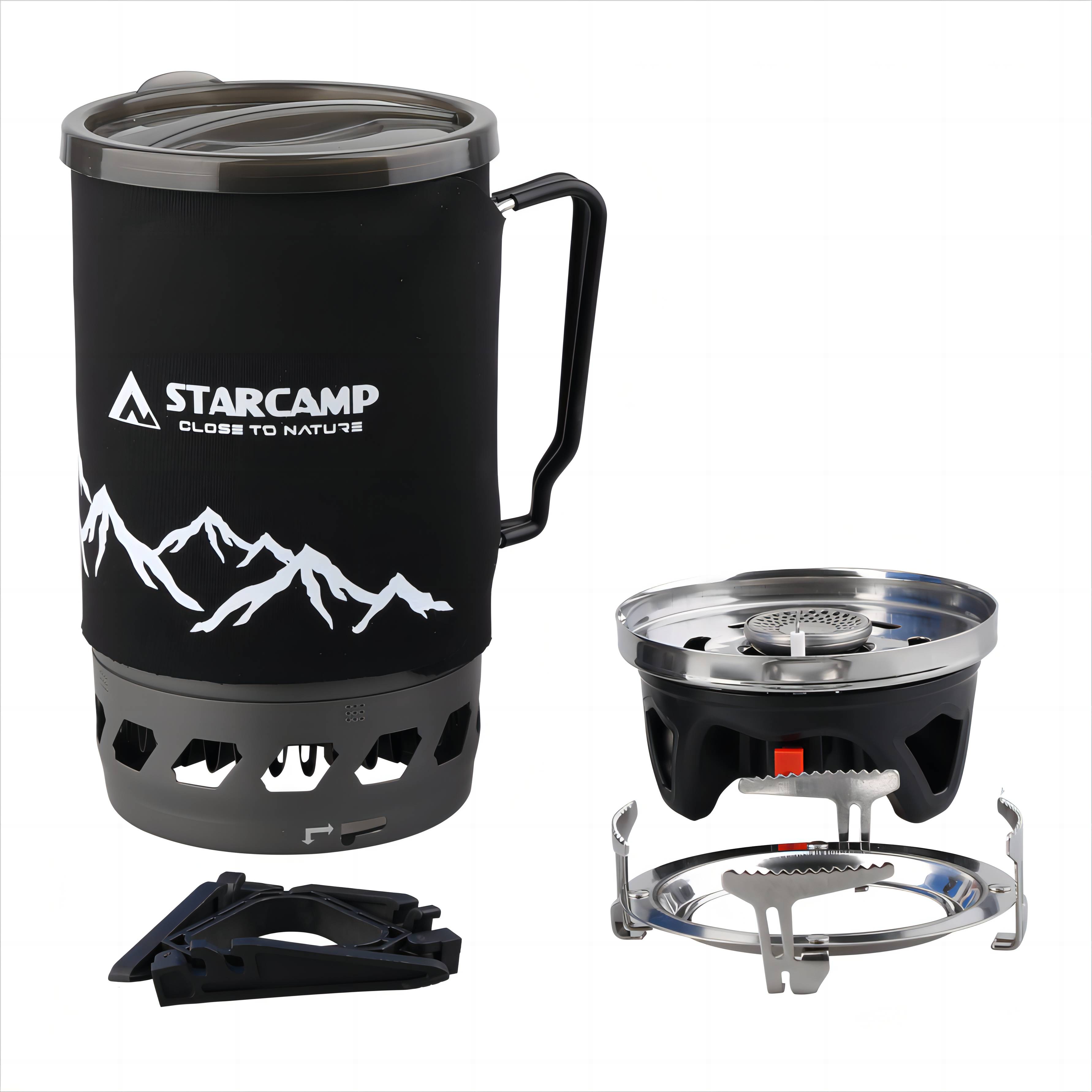 STARCAMP 1400 ミリリットル屋外 Fastboi - Camping Cooking Jet のレビューと価格