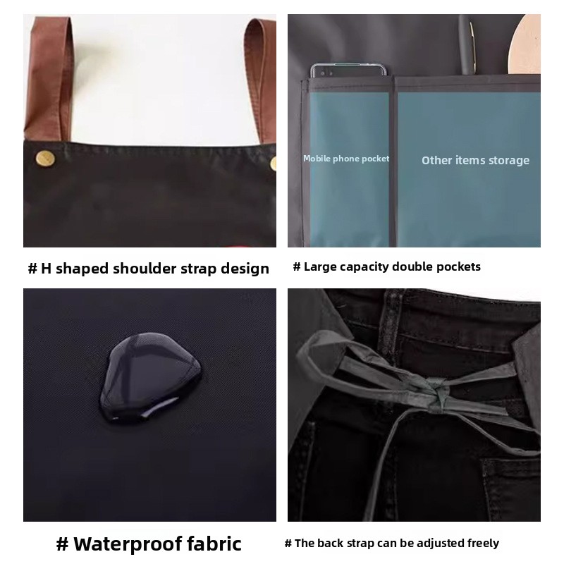 キッチン防水性と耐油性エプロン、ケータリング業界の男性と女性 - Camping Cooking Apron のレビューと価格