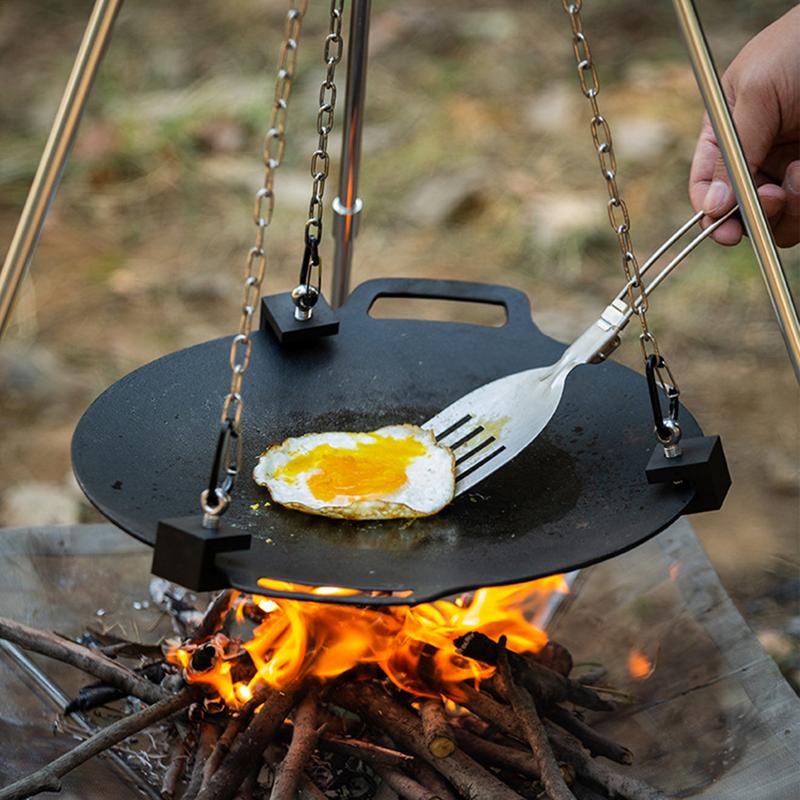 アルミ合金キャンプ三脚,屋外ファイヤーピット,キャンプファイ - Camping Cooking Pot Tripod のレビューと価格