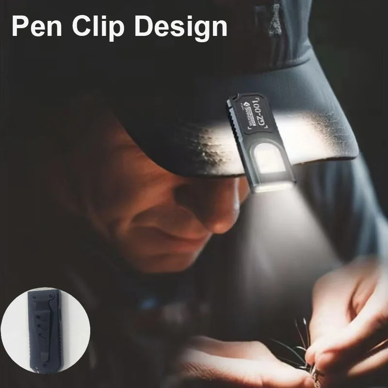 強力なミニCOB LEDキーホルダー懐中電灯、USB C充電 - Camping Cooking Fish のレビューと価格
