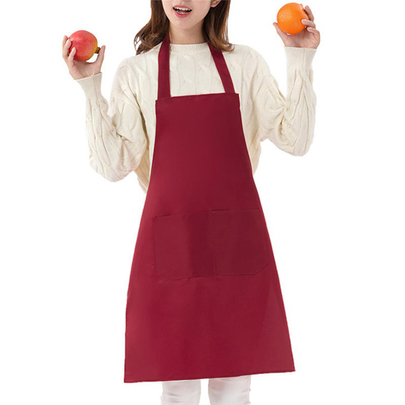 女性男性調理キッチンエプロン無地シェフウェイターコーヒーショ - Camping Cooking Apron のレビューと価格