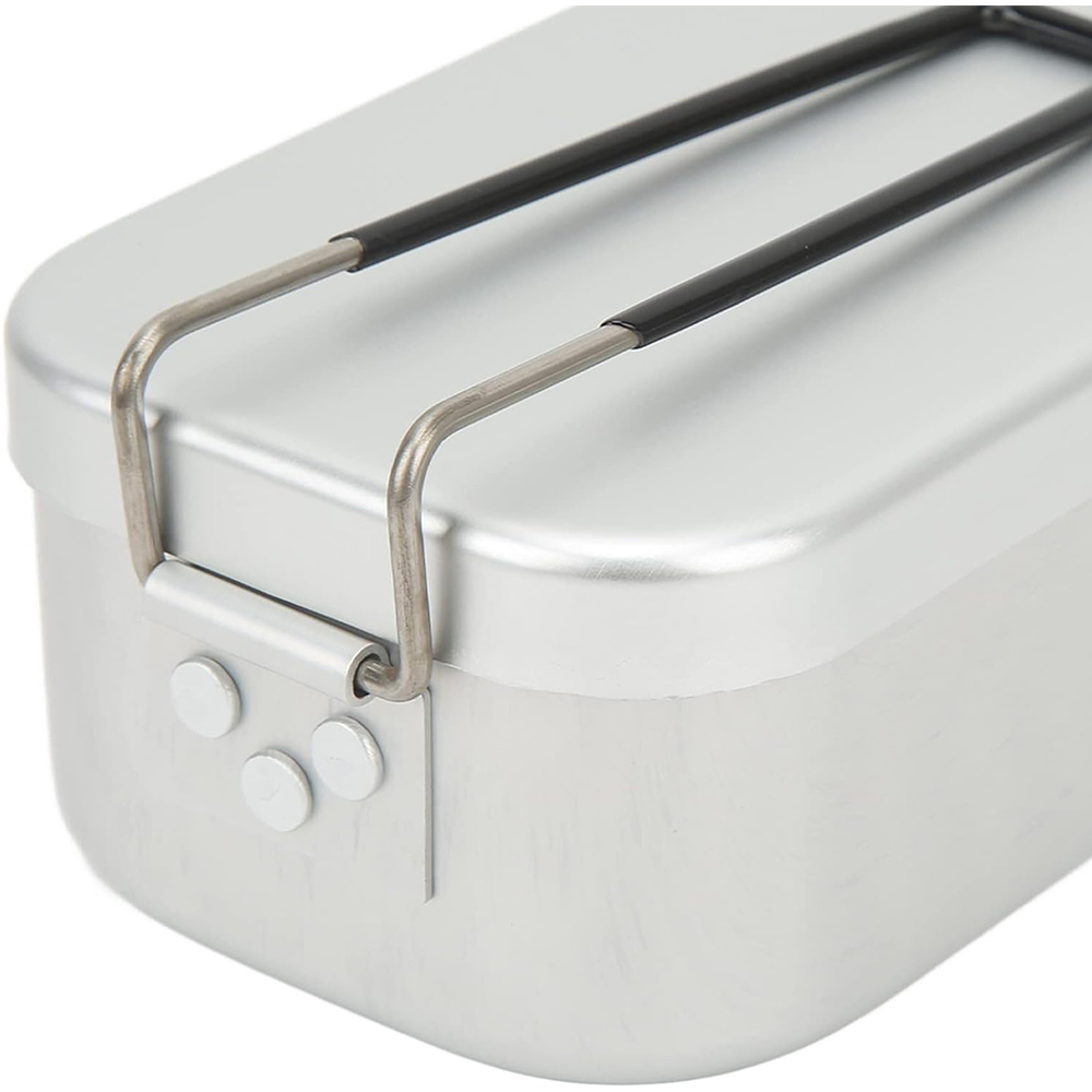 800 ミリリットルアルミ弁当箱屋外キャンプ調理器具食器折り - Camping Cooking Box のレビューと価格