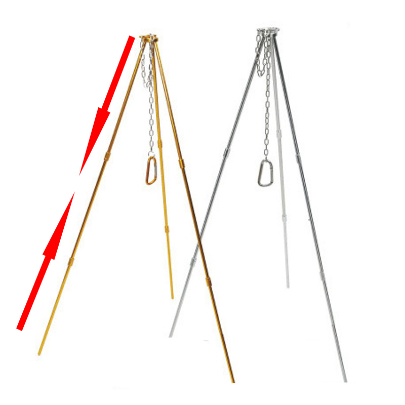 収納バッグ付き屋外キャンプ三脚、耐久性のあるポータブル、ピク - Camping Cooking Pot Tripod のレビューと価格