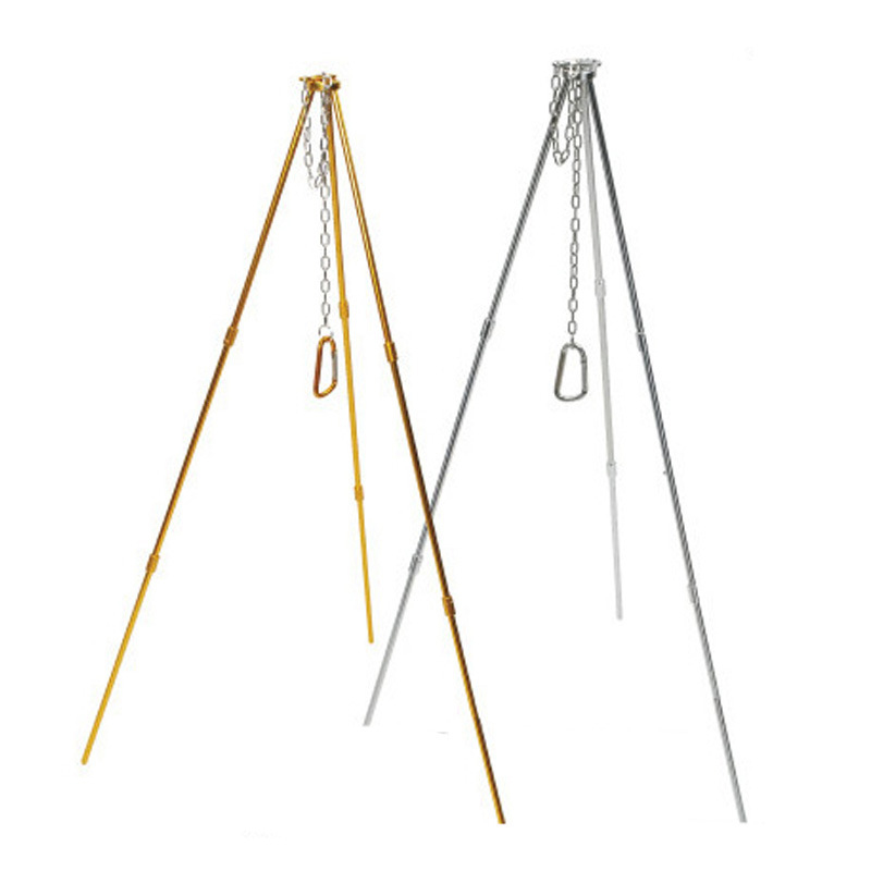 収納バッグ付き屋外キャンプ三脚、耐久性のあるポータブル、ピク - Camping Cooking Pot Tripod のレビューと価格