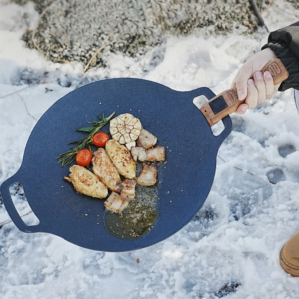 屋外用天然木製グリルパンハンドル、取り外し可能、耐熱性、火傷 - Camping Cooking Handle のレビューと価格