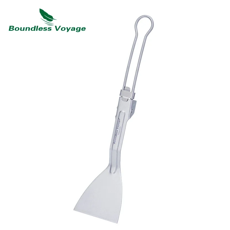 Boundless Voyage チタンスパチュラ フライパ - Camping Cooking Handle のレビューと価格