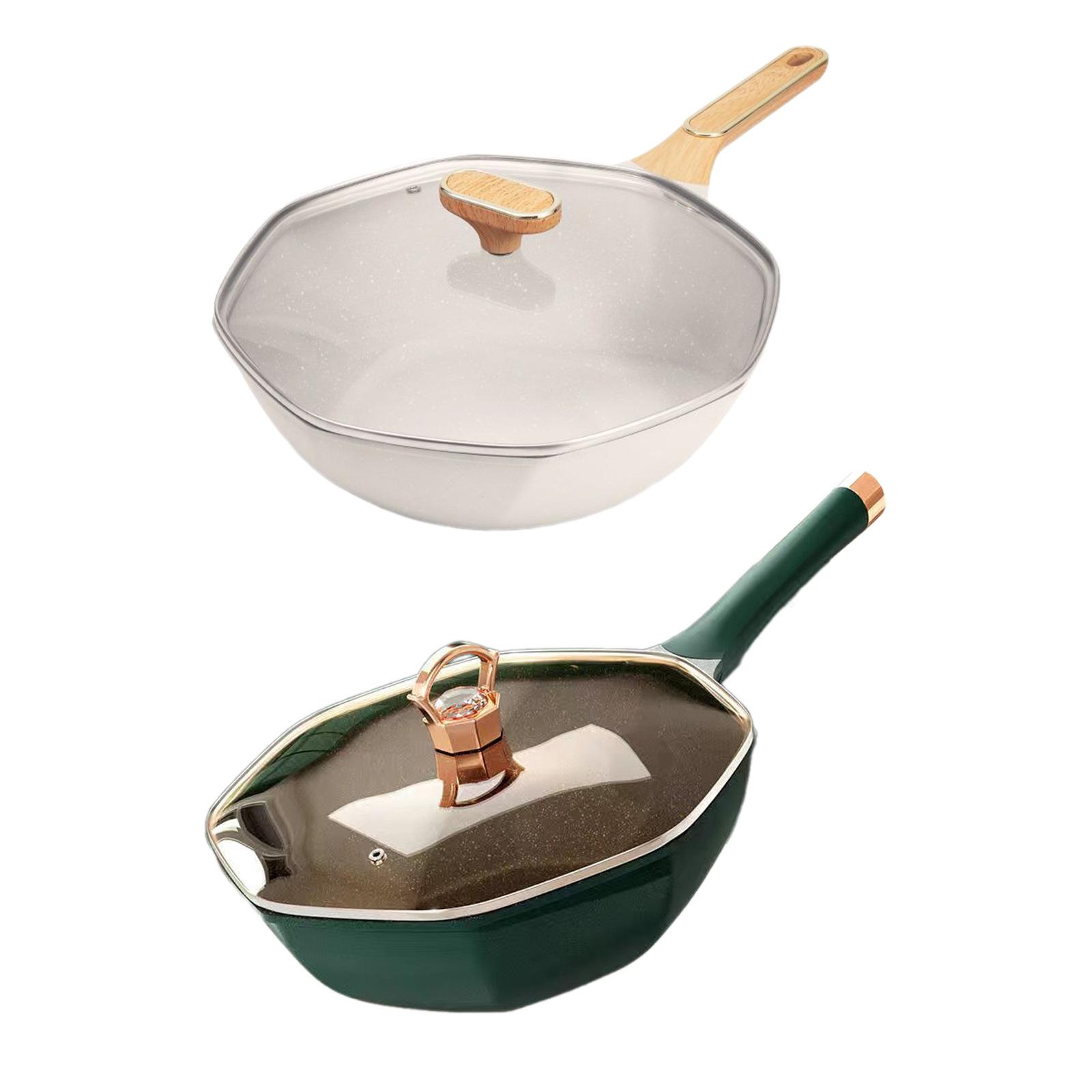 八角形フライパン（蓋付き）お手入れ簡単 キッチンアクセサリー - Camping Cooking Pot With Lid のレビューと価格
