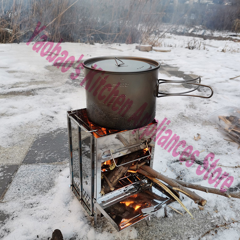 ウッドストーブ アウトドア キャンプ用品 分解可能なポータブ - Camping Cooking Accessories のレビューと価格