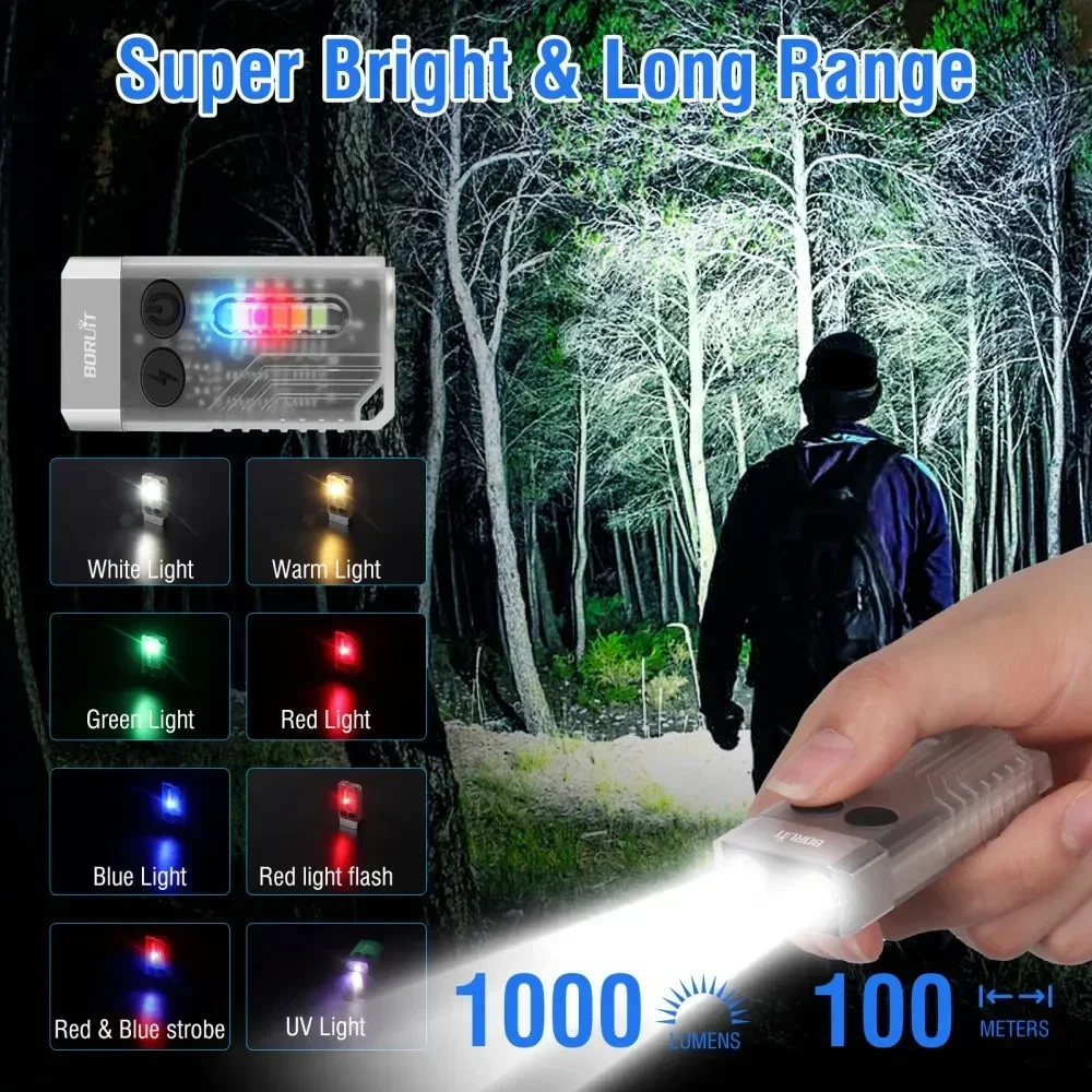 BORUiT V10 キーホルダー UV LED EDC 蛍 - Camping Cooking Fish のレビューと価格