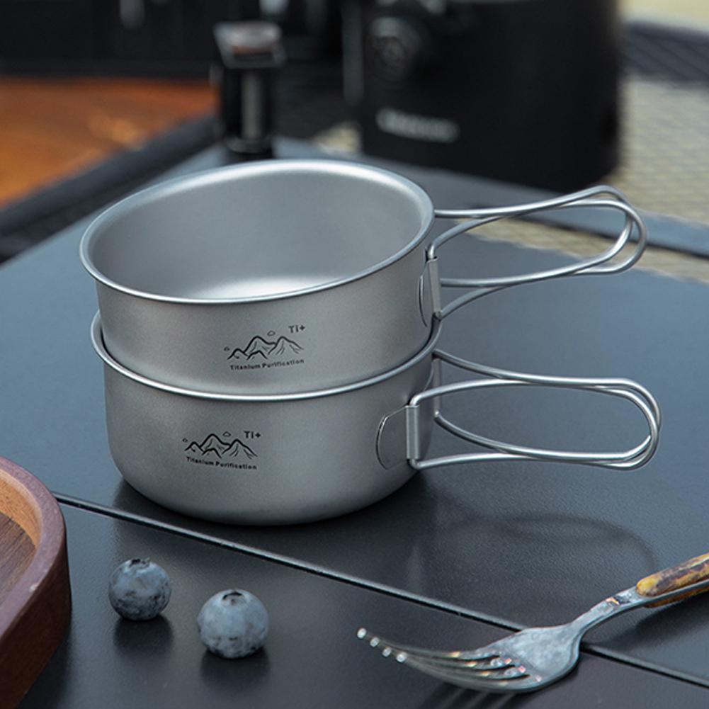超軽量キャンプポットポータブルスープポット折りたたみハンドル - Camping No Cooking Meals のレビューと価格