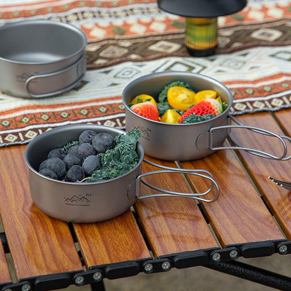 超軽量キャンプポットポータブルスープポット折りたたみハンドル - Camping No Cooking Meals のレビューと価格