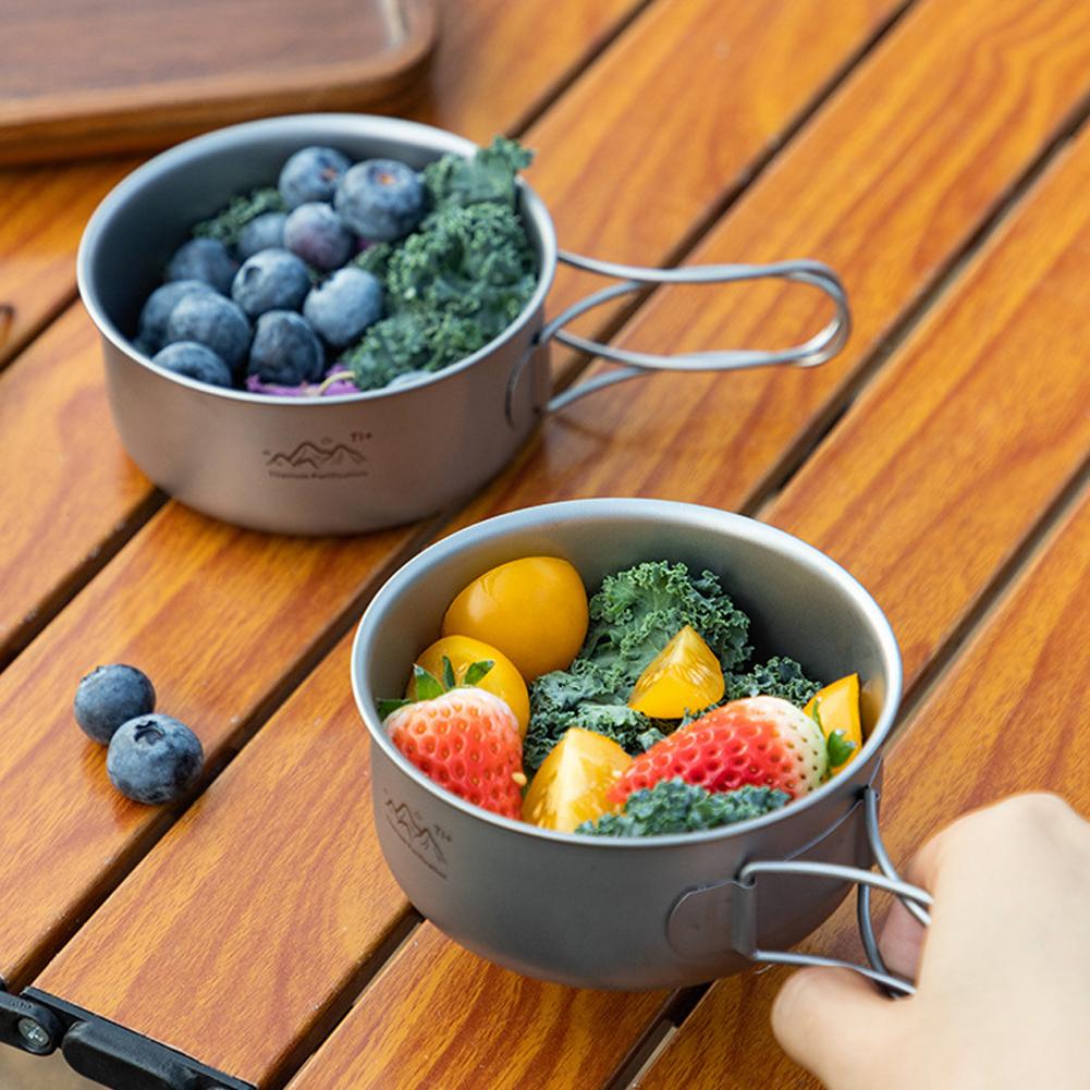 超軽量キャンプポットポータブルスープポット折りたたみハンドル - Camping No Cooking Meals のレビューと価格