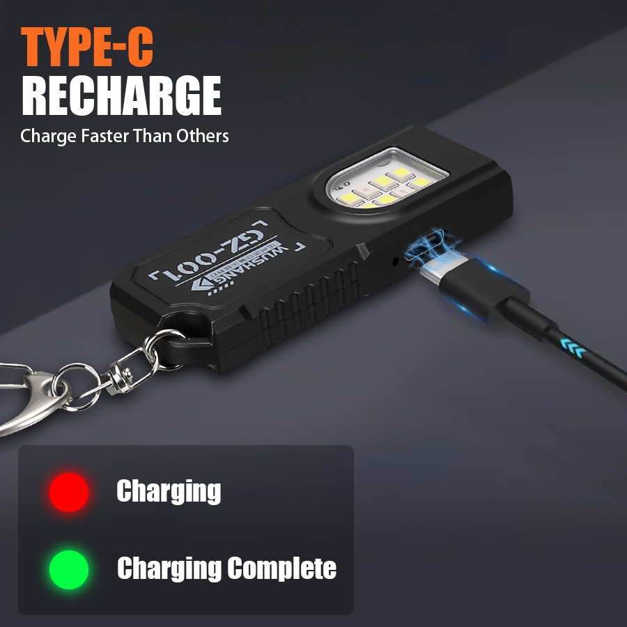 多機能キーホルダー懐中電灯 USB 充電式ミニ懐中電灯 CO - Camping Cooking Fish のレビューと価格