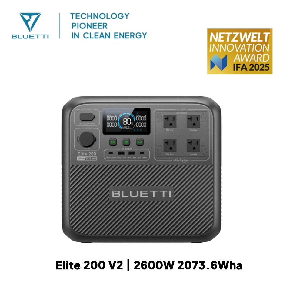 【リニューアル】BLUETTI Elite 200 V2 ポ - Camping Cooking Box のレビューと価格