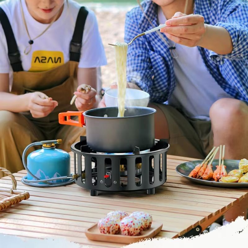 高出力7芯21000Wポータブルキャンプストーブ、強風対応屋 - Campfire Cooking のレビューと価格