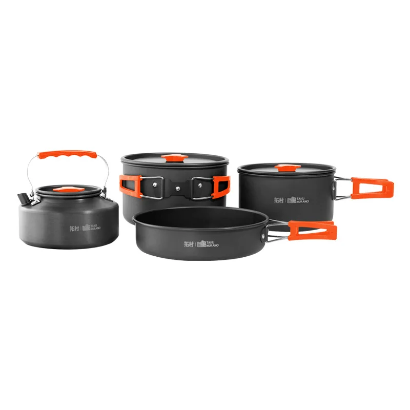 キャンプ調理器具セットアウトドアクッキング超軽量アルミポット - Camping Cooking Kettle のレビューと価格
