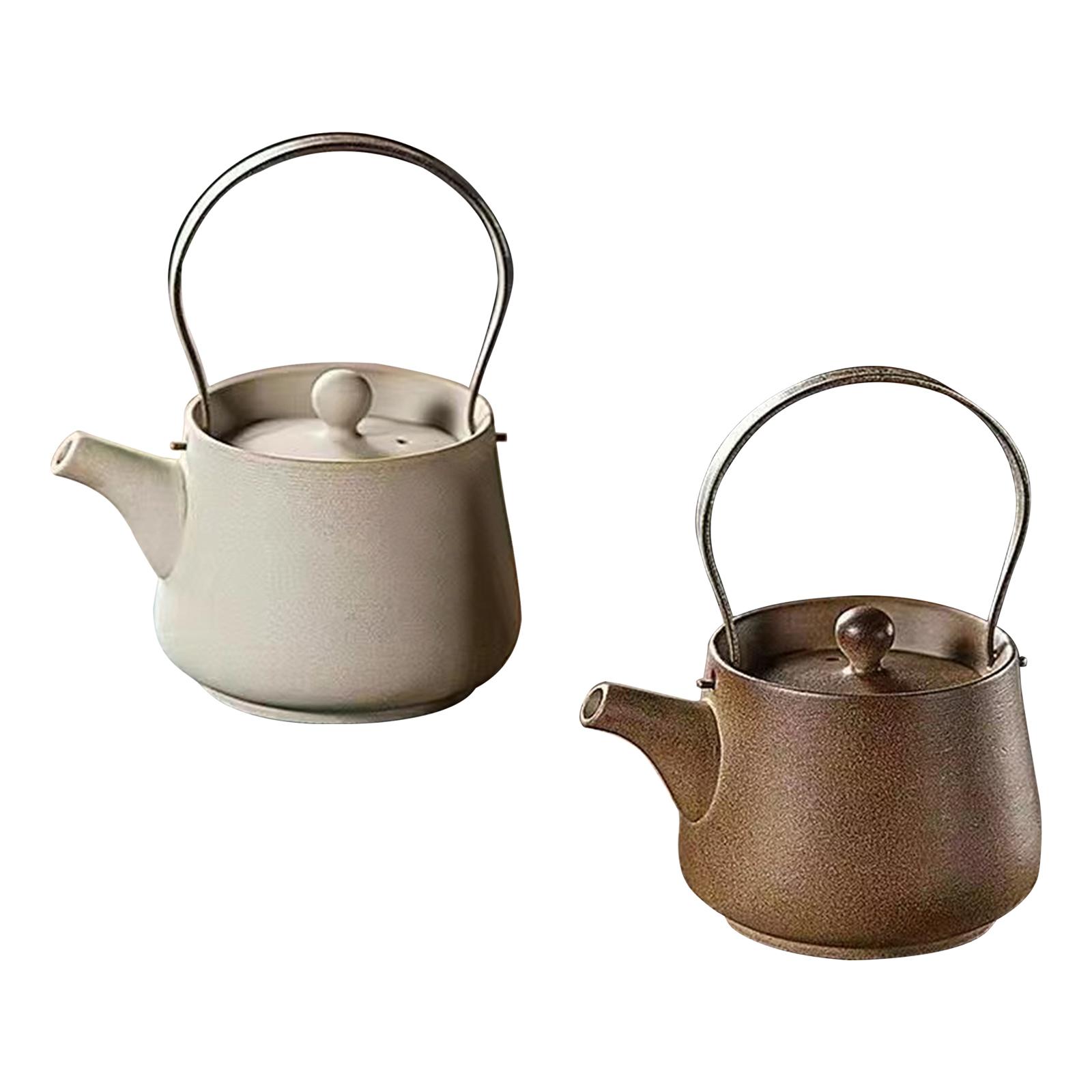200 ミリリットルセラミックティーポット農家茶注入器ティー - Camping Cooking Kettle のレビューと価格