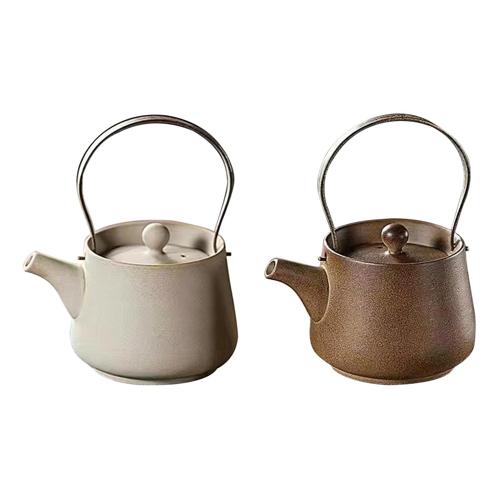 200 ミリリットルセラミックティーポット農家茶注入器ティー - Camping Cooking Kettle のレビューと価格