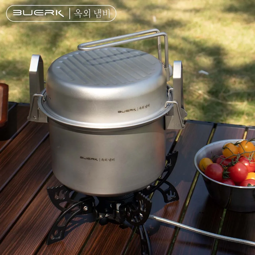 304ステンレス鋼のマイクロプレッシャークッカー、蒸し鍋とフ - Camping Cooking Pot Stainless Steel のレビューと価格