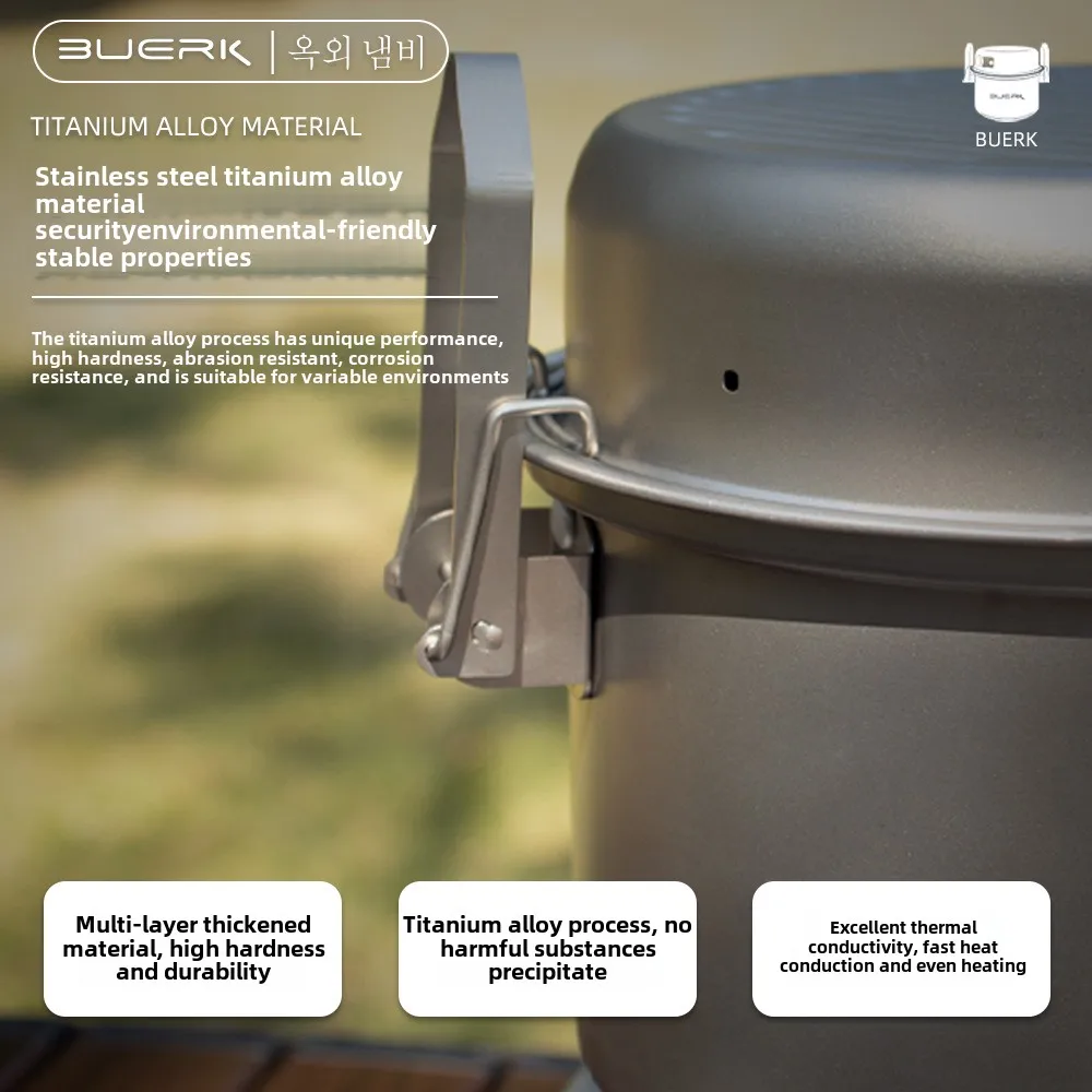 304ステンレス鋼のマイクロプレッシャークッカー、蒸し鍋とフ - Camping Cooking Pot Stainless Steel のレビューと価格