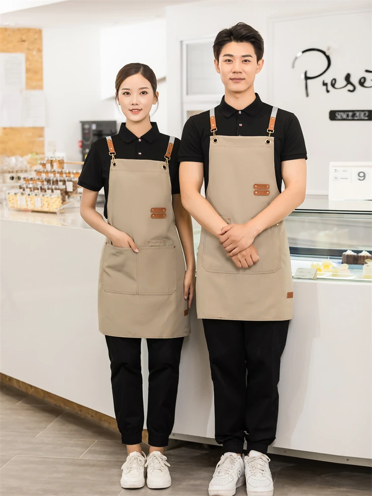 プロフェッショナル男性女性ワークエプロン防水コーヒーサーバー - Camping Cooking Apron のレビューと価格