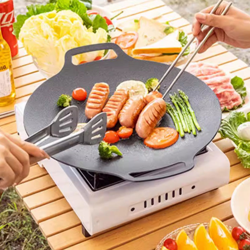    26/30/33CM屋外キャンプグリルパン韓国風マイ - Camping Cooking Disc のレビューと価格